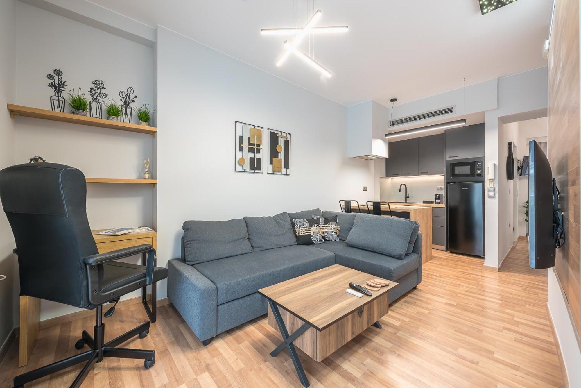 Newly Renovated Loft 1 Min Walk From Metro By Cloudkeys Appartement Athene Buitenkant foto